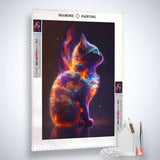 Rainbow Cat — AB Diamond Painting Kit, product view 2