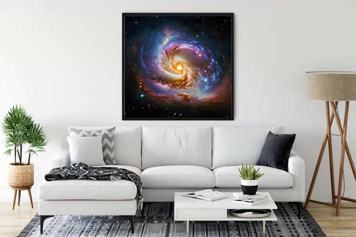Starry night — Diamond Painting Kit, product view 3