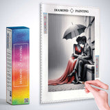 Couple on the wall — Diamond Painting Kit, product view 3