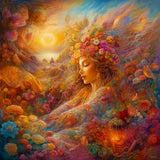 Miss in the nature — Diamond Painting Kit design