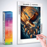 Eagle Dreamcatcher — Diamond Painting Kit, product view 2