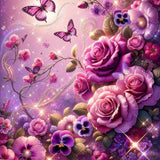 Rose tendril — Diamond Painting Kit design