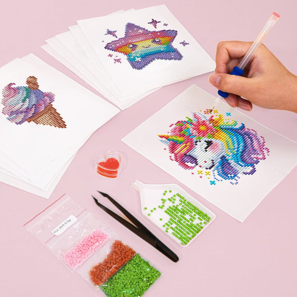 Enchanted Fantasy World, Set of 12 — Mini Diamond Painting Set, product view 10
