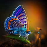 Butterfly Purple — AB Diamond Painting Kit design