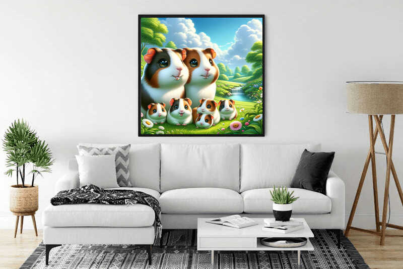 Magic of the meadow friends — Diamond Painting Kit, product view 2