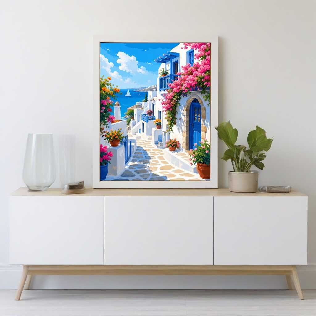 Mediterranean Summer Dreams — Diamond Painting Kit, product view 2