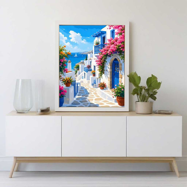 Mediterranean Summer Dreams — Diamond Painting Kit, product view 2