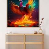 Enchanting Phoenix — AB Diamond Painting Kit, product view 3