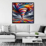 Color whirl of passion — Diamond Painting Kit, product view 2