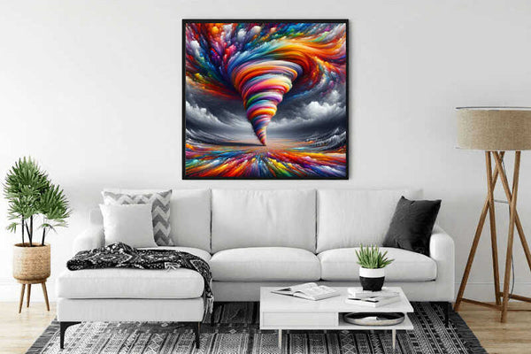Color whirl of passion — Diamond Painting Kit, product view 2