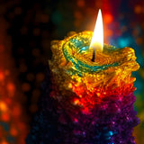 Burning Candle — AB Diamond Painting Kit design