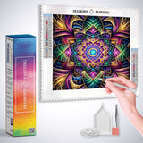 Mandala Tunnel — Diamond Painting Kit, product view 3