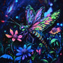 Dragonfly in the Glowing Night — Diamond Painting Kit design