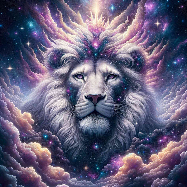 Lion Cloud — Diamond Painting Kit design