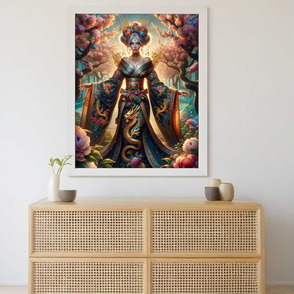 Dragon Lady — Diamond Painting Kit, product view 2