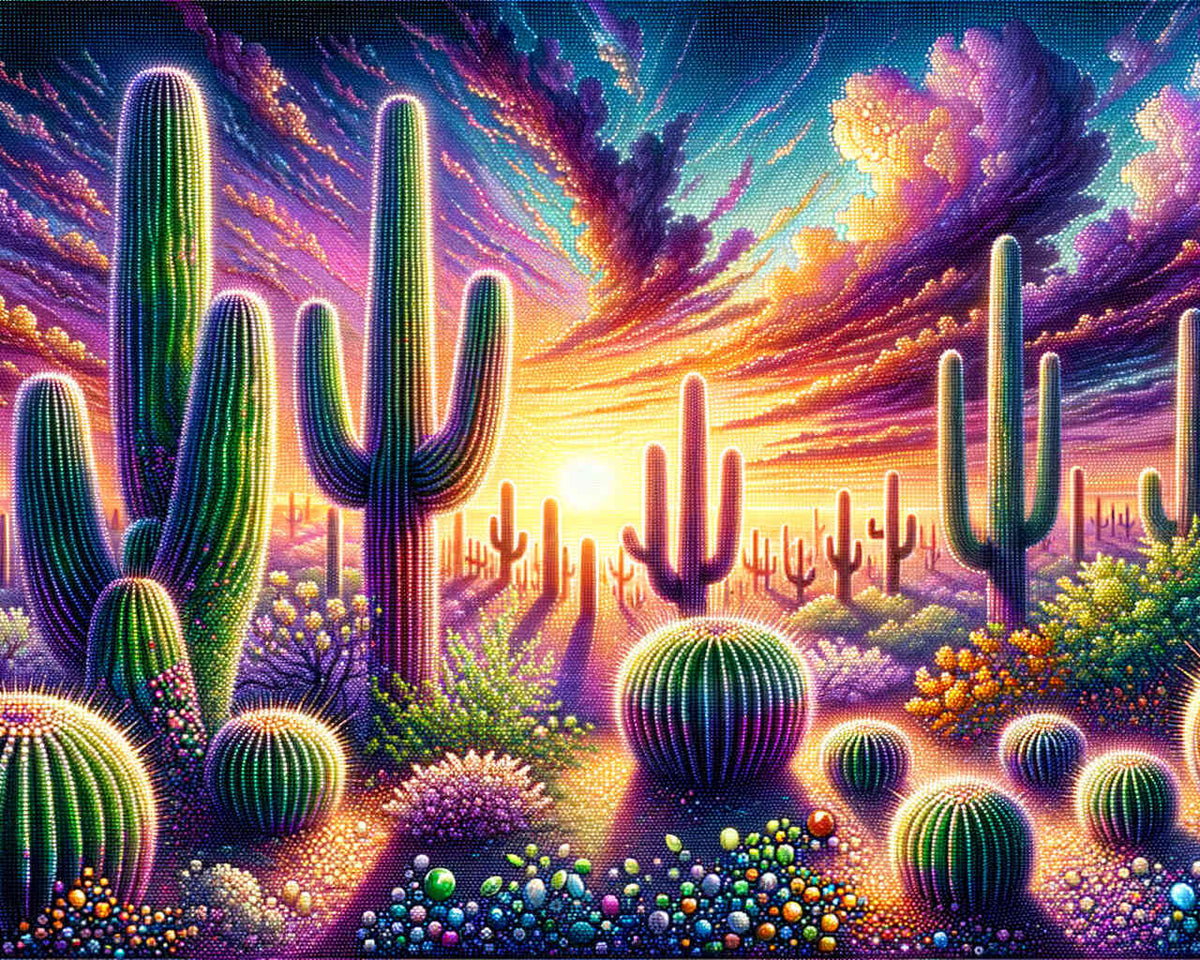 Cacti — Diamond Painting Kit design