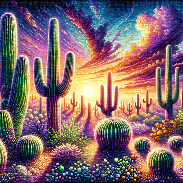Cacti — Diamond Painting Kit design