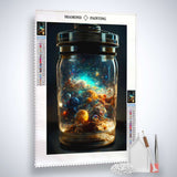 Space in a glass — AB Diamond Painting Kit, product view 2