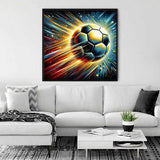 Soccer game — Diamond Painting Kit, product view 2
