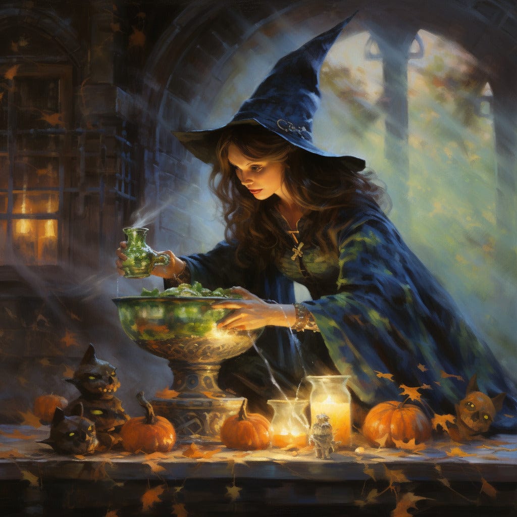 Halloween magic brews — Diamond Painting Kit design