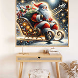 Santa Claus with presents — Diamond Painting Kit, product view 2