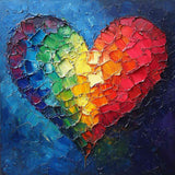 Colors of the Heart — Diamond Painting Kit design