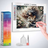 Woman in the Wind — Diamond Painting Kit, product view 3