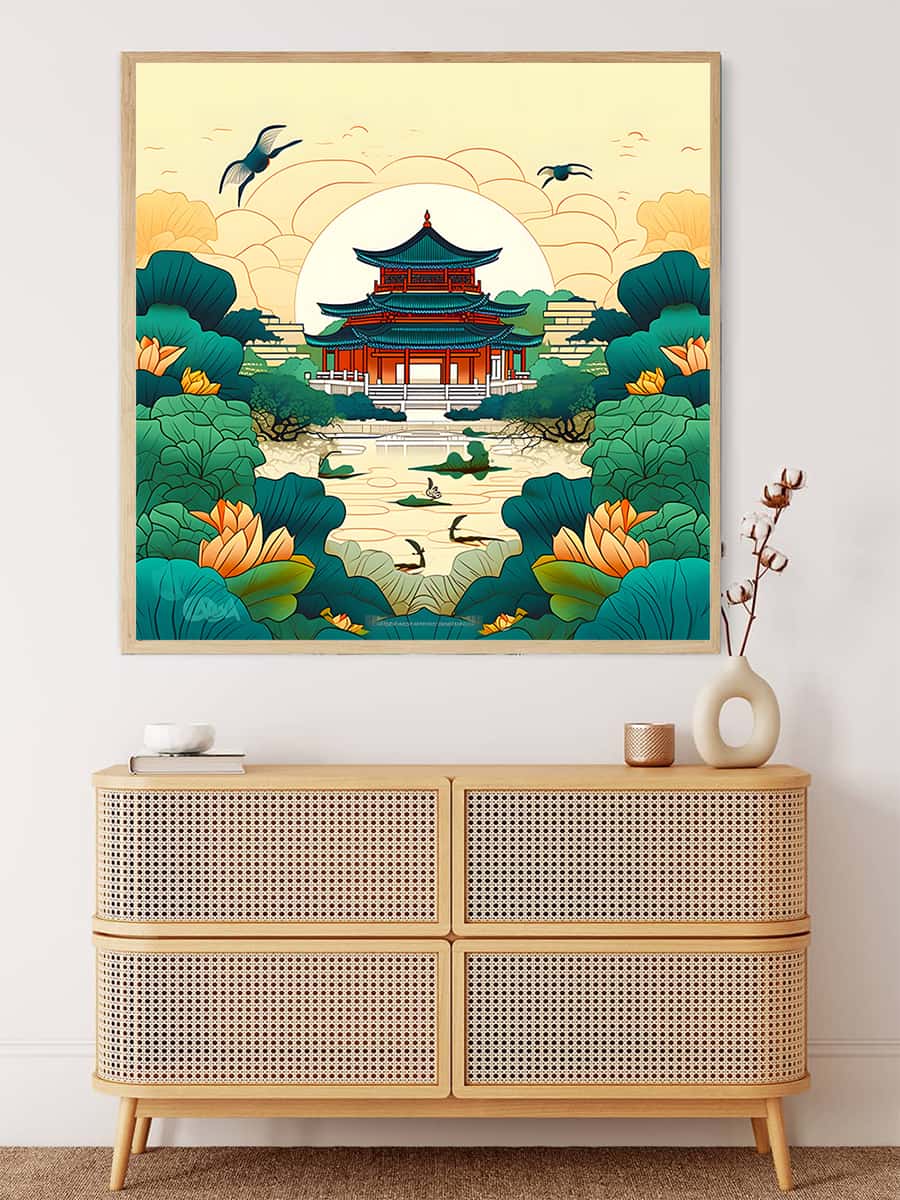 Japanese Style — Diamond Painting Kit, product view 3