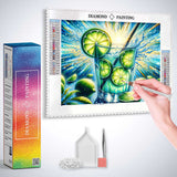 Lime by the Sea — Diamond Painting Kit, product view 3