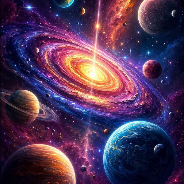 Galactic Daydream — Diamond Painting Kit design