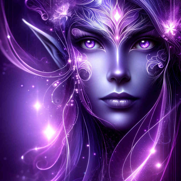 Purple elf — Diamond Painting Kit design