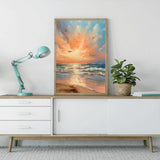 Evening mood by the sea — Diamond Painting Kit, product view 3