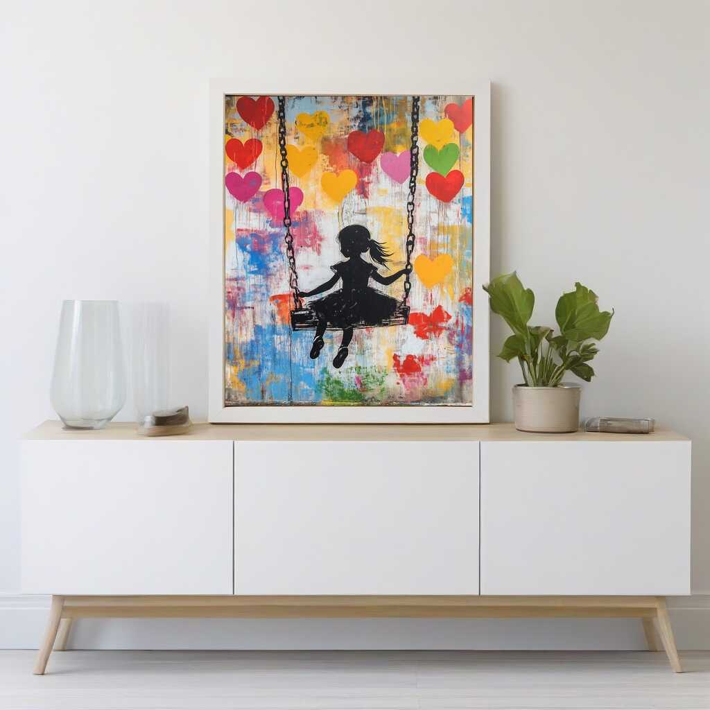 The Heart's Swing — Diamond Painting Kit, product view 2