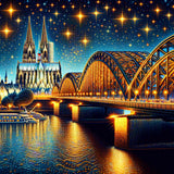 Cologne Cityscape — Diamond Painting Kit design