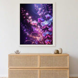 Purple pink orchid — Diamond Painting Kit, product view 2