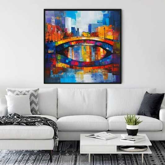 The Bridge of Many Colors — Diamond Painting Kit, product view 2