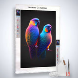 Birds Lovers — AB Diamond Painting Kit, product view 2