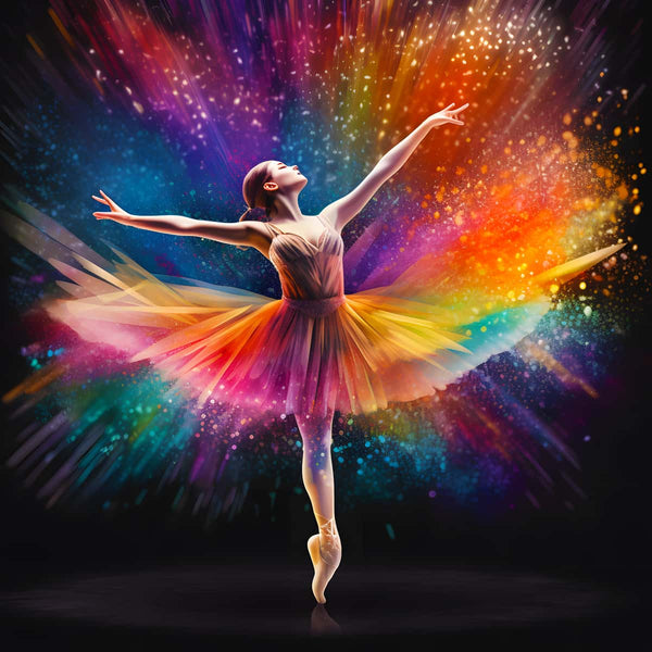 Woman dancing at night Part 2 — AB Diamond Painting Kit design