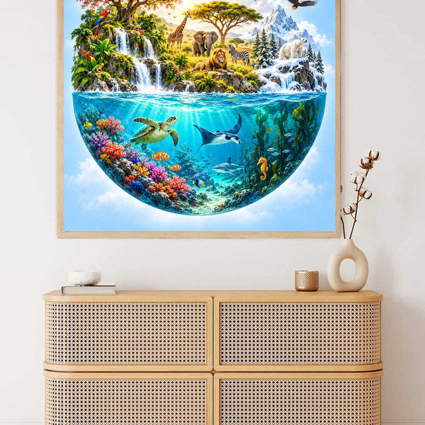 World of Animals — Diamond Painting Kit, product view 2