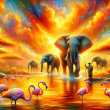The beauty of Africa — Diamond Painting Kit design