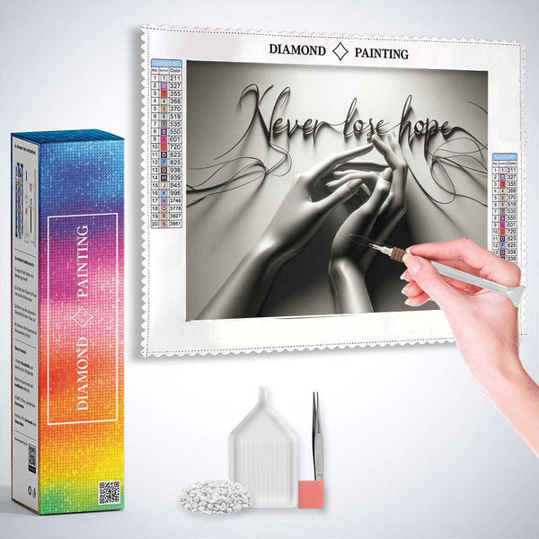 Never Lose Hope — Diamond Painting Kit, product view 3