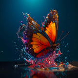 Butterfly bathing — AB Diamond Painting Kit design
