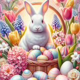 Large colorful Easter basket — Diamond Painting Kit design