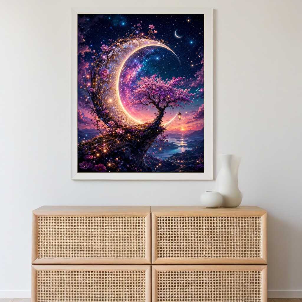 Fairytale Moonlit Dreams — Diamond Painting Kit, product view 2