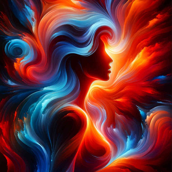 Abstract woman colors — Diamond Painting Kit design