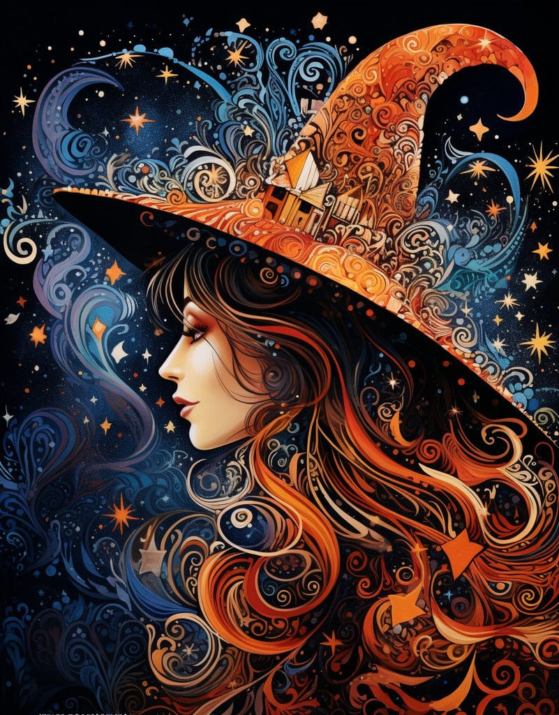 Witch cooking — Diamond Painting Kit design