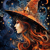 Witch cooking — Diamond Painting Kit design