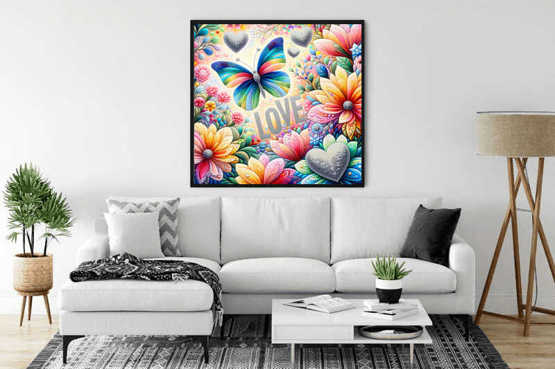 Love Colorful — Diamond Painting Kit, product view 2