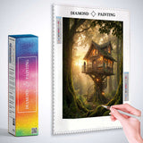 The Enchanted Treehouse (DP-8028) — Diamond Painting Kit, product view 3