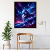 Glowing Wolf — Diamond Painting Kit, product view 2